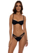 Luli Fama Chasing Stars Sequins Balconette Top